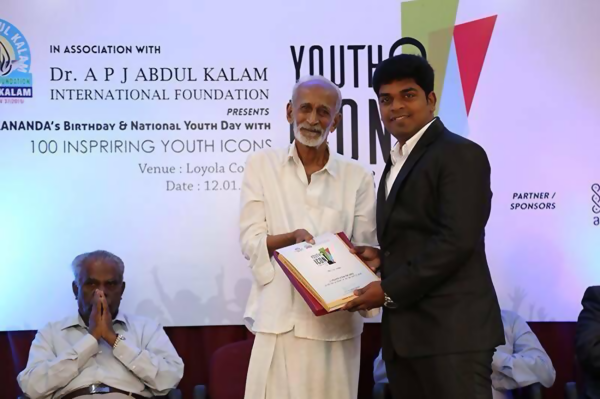 Dr.Kalam Youth Icon award